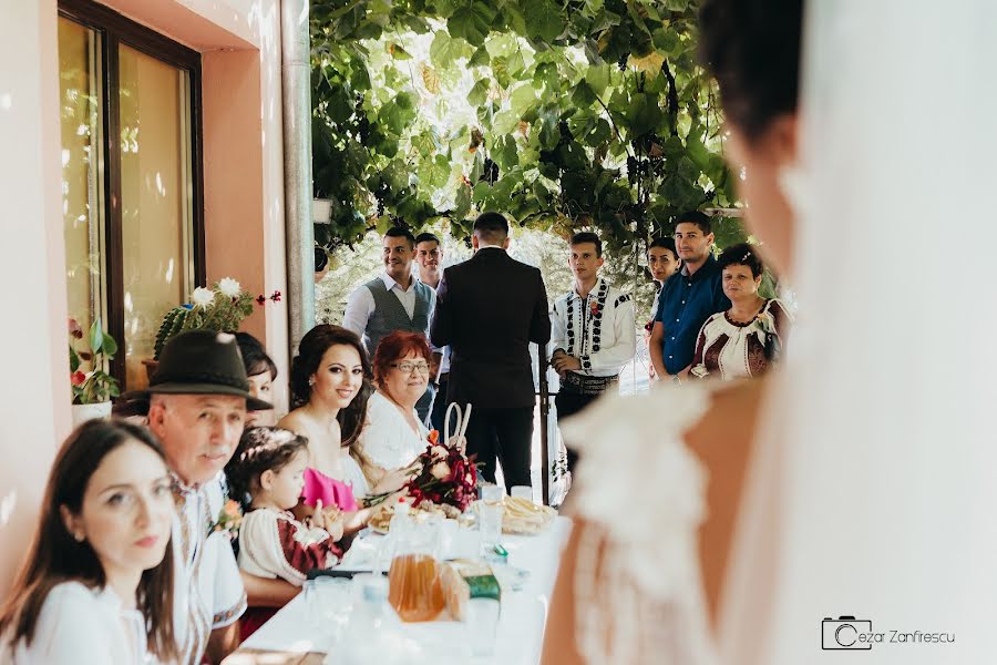 Wedding photographer Cezar Zanfirescu (cezarzanf). Photo of 21 September 2018