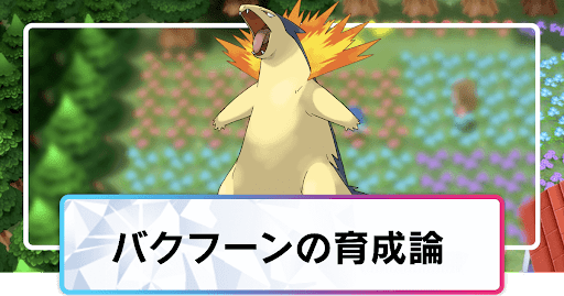 ポケモンダイパリメイク バクフーンの育成論と対策 sp 神ゲー攻略