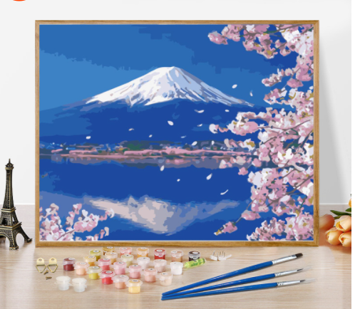 Title 5, Hand-painted oil bedroom decorative painting wi...