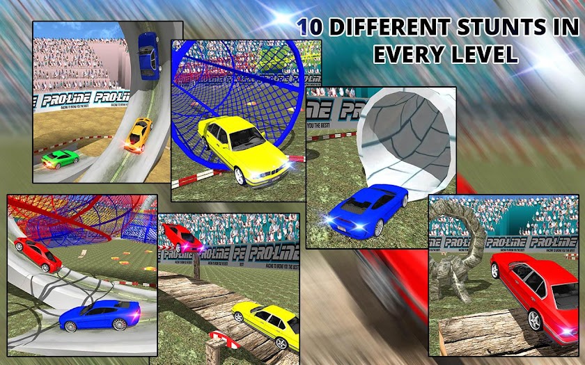 Soccer Stadium Sport Car Stunt Screen 2