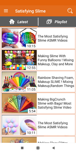 Screenshot Satisfying Slime Videos