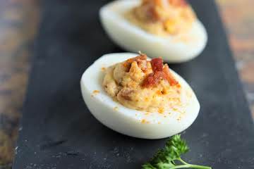 Jenny's Meaty Deviled Eggs