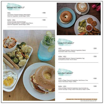 Samvene - The Bagel Cafe menu 