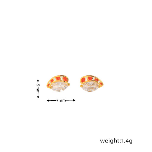 Title 5, 18K Real Gold Color-preserving Fruit Hamburger ...
