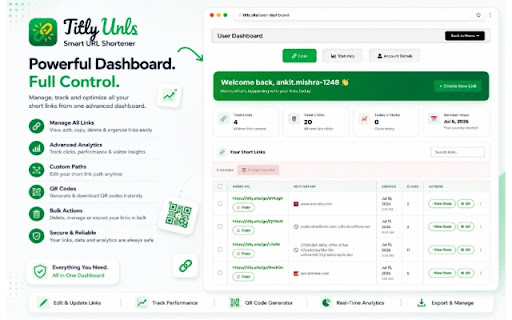 TitlyUrls – Free URL Shortener, QR Code & Link Tracker screenshot 3