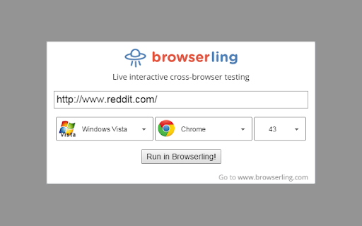 Browserling - Cross-browser testing