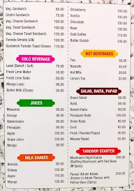 Hotel Mansarovar menu 2