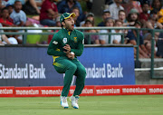 Farhaan Behardien takes the catch of Niroshan Dickwella of Sri Lanka during the 2017 Momentum 4th ODI cricket match between South Africa and Sri Lanka at Newlands Cricket Ground, Cape Town, South Africa on 7 February 2017.