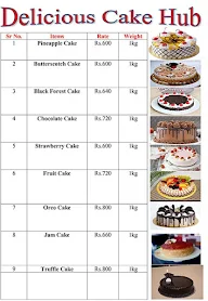 Deliciouse Cake Hub menu 1