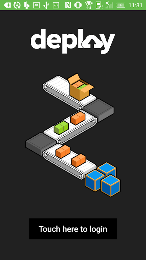 Android application Deploy screenshort