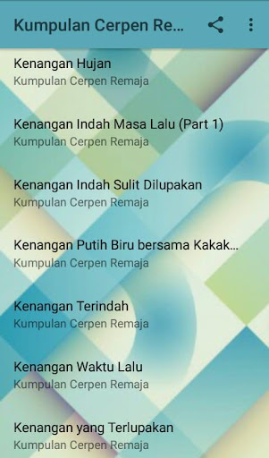 Kumpulan cerpen yang bagus