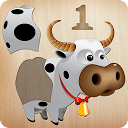 Animals Puzzle for Kids 🦁🐰🐬🐮🐶🐵 3.0.1 APK تنزيل