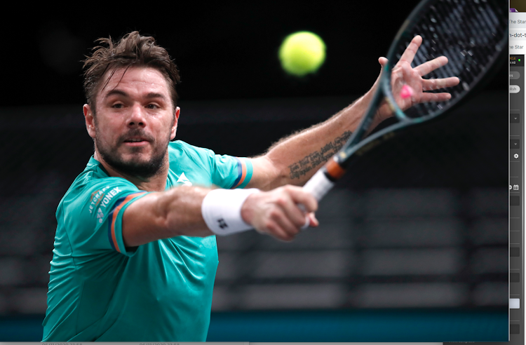 Switzerland's Stan Wawrinka ina past action