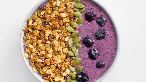 Blue Oatberry Smoothie Bowl