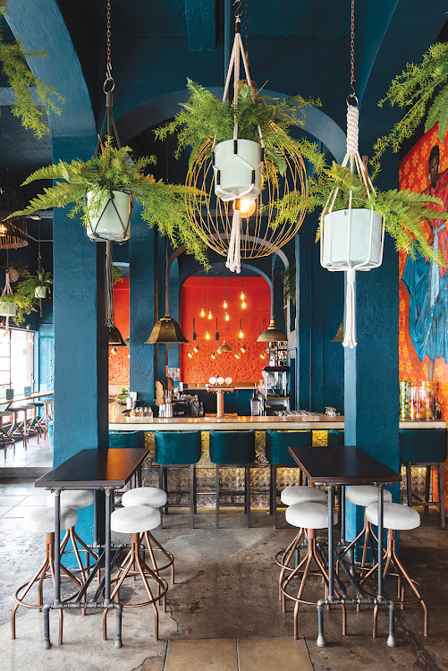 Social Parkwood owner Bruce Beattie wanted to design an African oasis, a casually cool spot where one can relax.