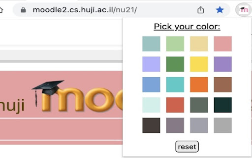 Huji Moodle Color Picker