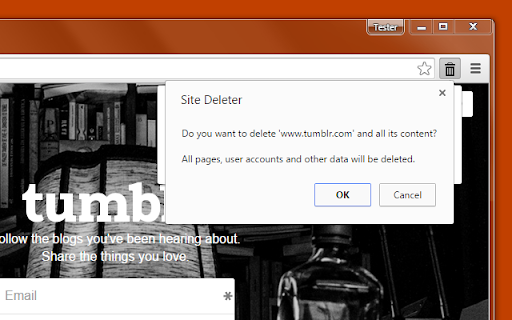 Website Deleter