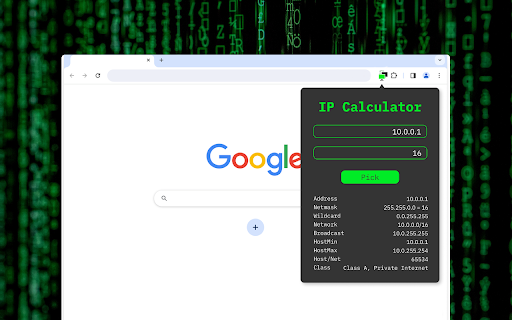 IP subnet calculator