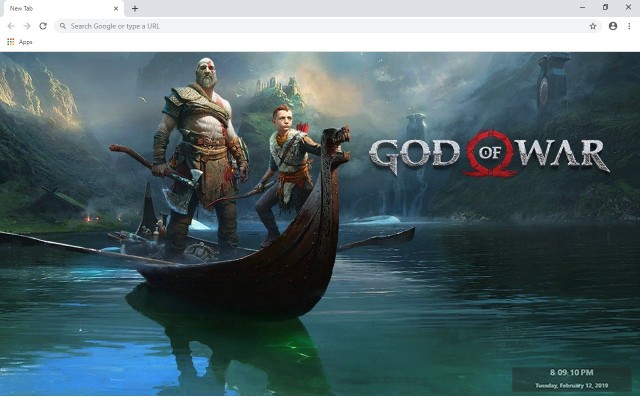 God Of War New Tab & Wallpapers Collection