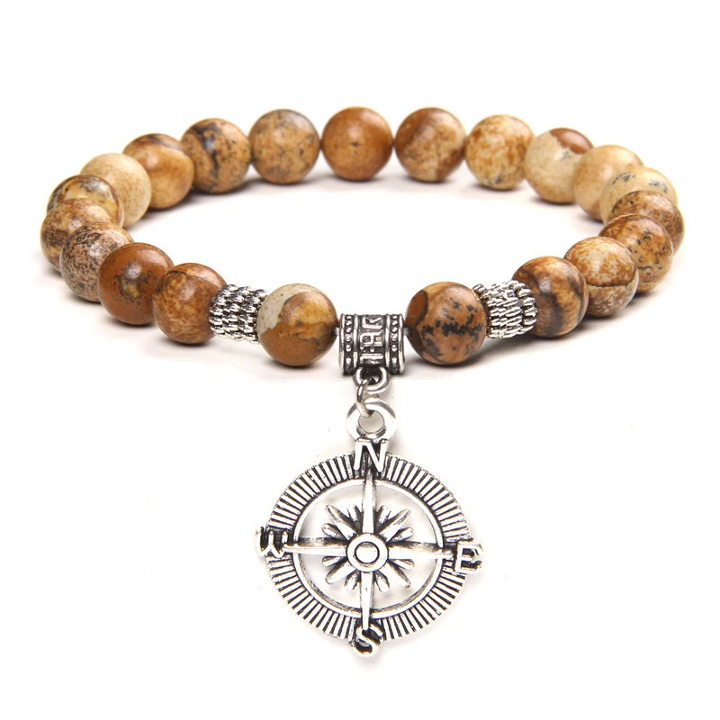 Title 3, Natuurlijke agaat stenen armband voor dames en ...