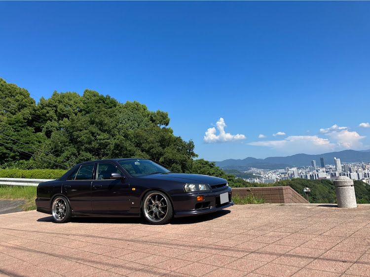 スカイラインのドライブ・スカイライン・全塗装・ガンメタ・洗車に関するカスタム事例の投稿画像3枚目