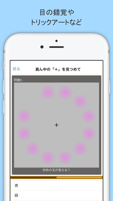 目の錯覚とトリックアートで目の診断のおすすめ画像2