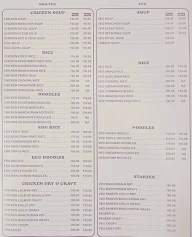 Aditi Chinese Corner And Fast Food Centre menu 1