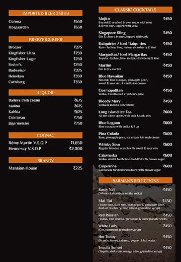 G77 - Goldfinch Hotels menu 