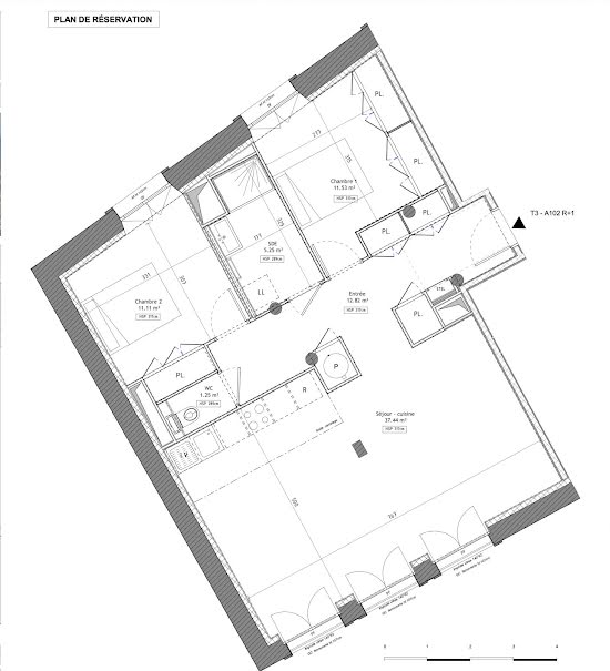 Vente appartement 3 pièces 79 m² à Saint-Malo (35400), 665 000 €