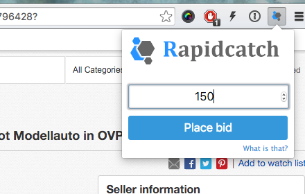 Rapidcatch eBay auction sniper Preview image 0