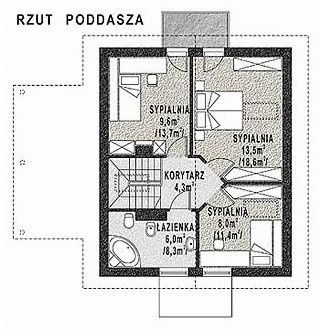 WB-3466 - Rzut poddasza