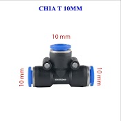 Chia T Nối Nhanh Ống 10Mm