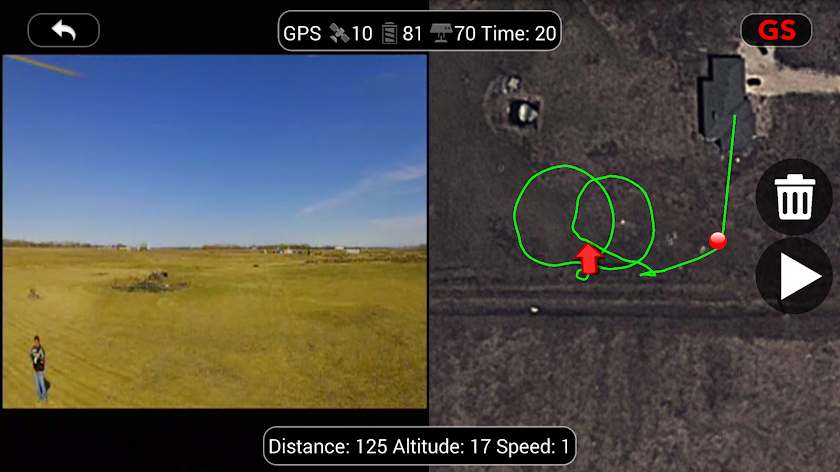 DJI Phantom Flight App (v2) Screen 2