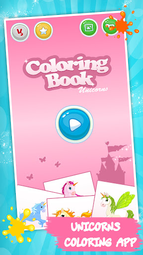Screenshot Unicorn Kids Coloring Book