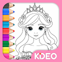 Princess Coloring Book & Games