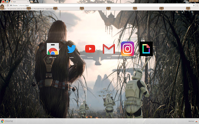 Star Wars: Battlefront 2 | Chewbacca chrome extension