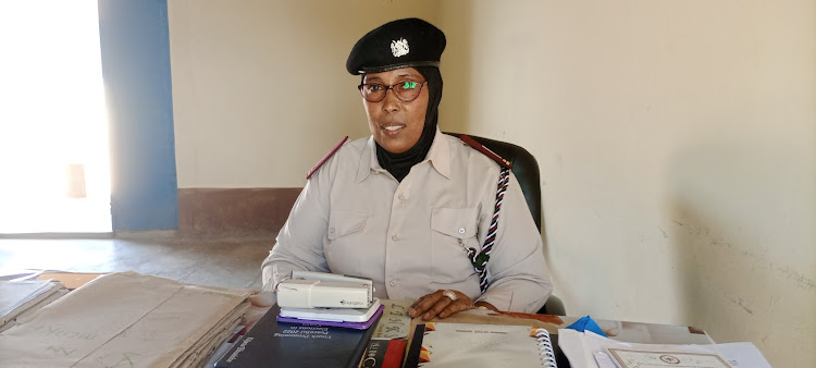 Ubah Abdullahi, senior Assistant Chief Bula Mzuri location