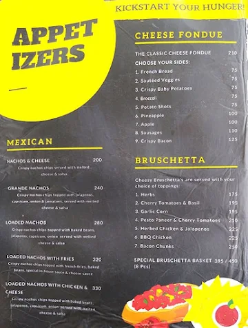 Spatzle Bistro menu 