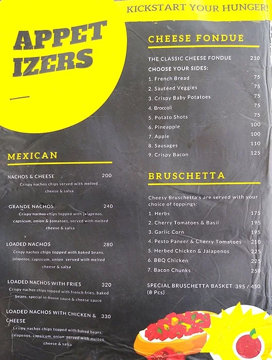 Spatzle Bistro menu 