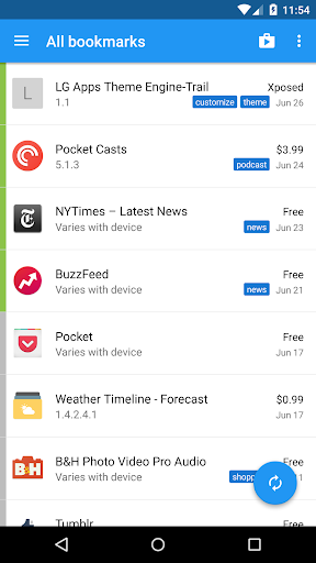 MarketMarks - App Bookmarks