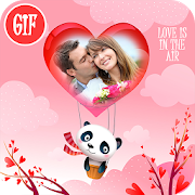 Valentine Love GIF Photo Editor  Icon