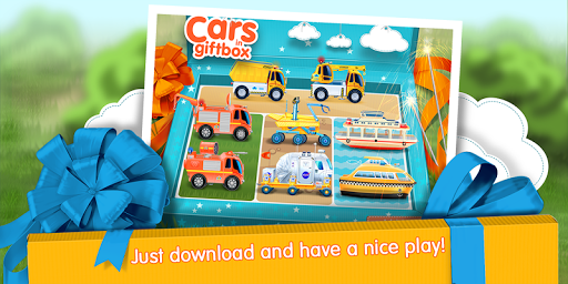 Cars in Gift Box app 4 kids