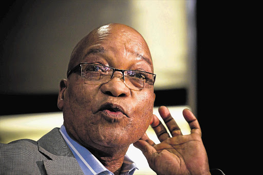 Three years into President Jacob Zuma's reign this country is tottering on the brink of the precipice Picture: DANIEL BORN