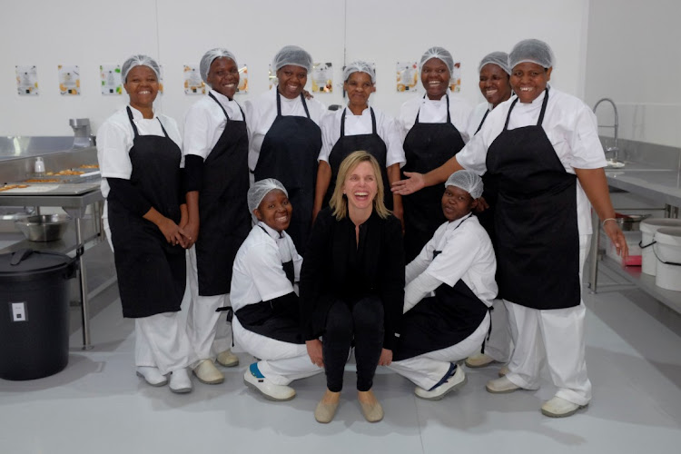 Junelle Germishuizen with the studio team at Lardiere Fine Foods