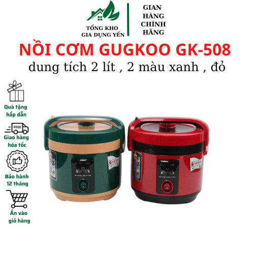 Nồi Cơm Điện Cuckoo 3D Gk 508 Dung Tích 2 Lít , Lòng Gang Siêu Dày Dặn Nấu Cơm Ngon