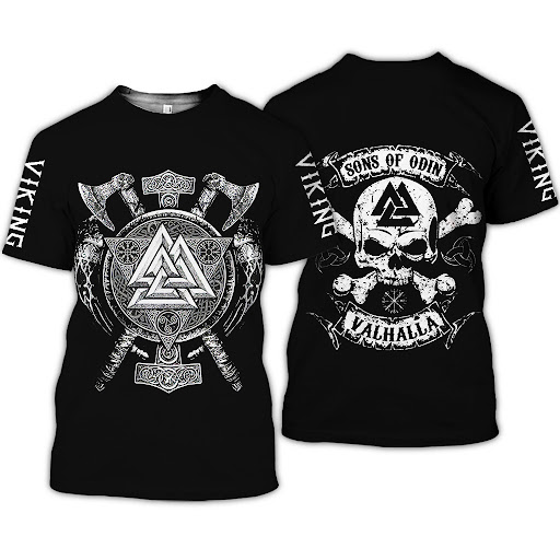 Title 5, 3D Digital Printing Short Sleeve Casual Mens A...