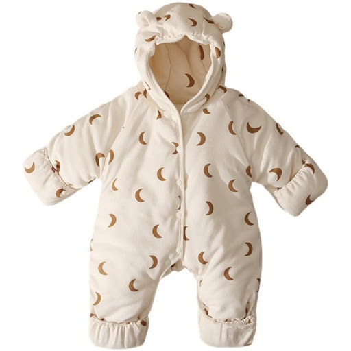 Title 4, Baby Jumpsuit Cotton-padded Jacket Thickened Co...