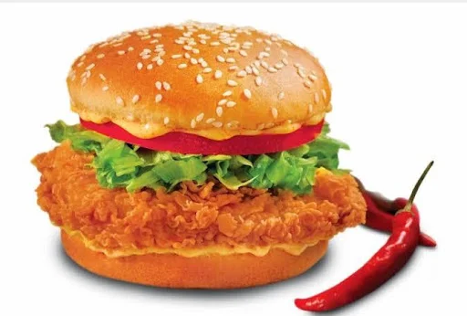 Hot Spicy Aloo Tikki Burger