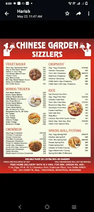 China Town Sizzlers menu 8