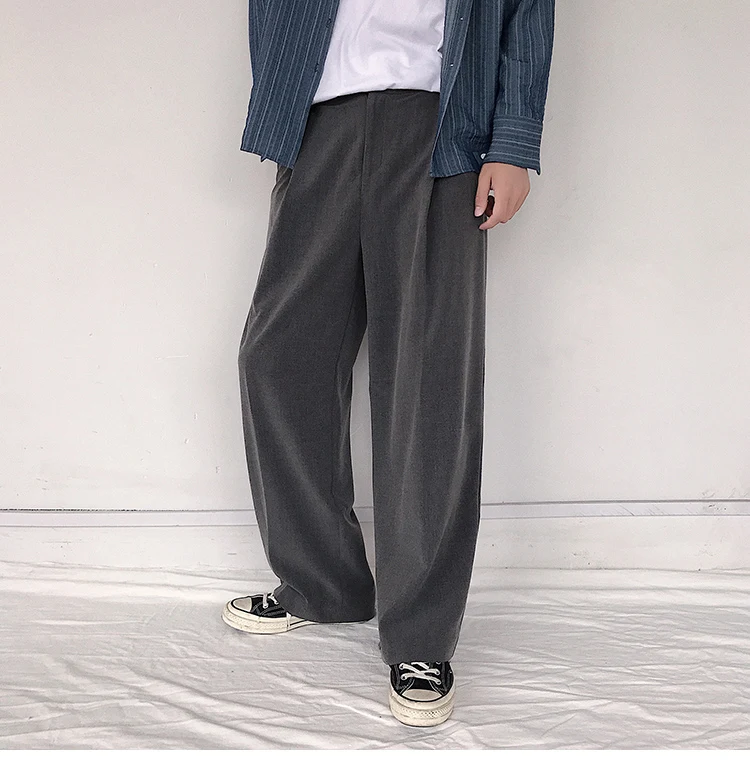 Pantalon droit décontracté style sauvage pour femme, idéal pour un look casual et confortable au quotidien. Profitez d'un style unique et audacieux.